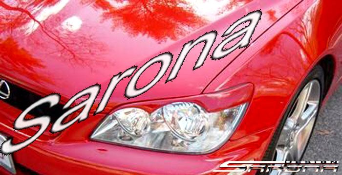 Custom Lexus IS300 Eyelids  Sedan (2000 - 2005) - $89.00 (Manufacturer Sarona, Part #LX-002-EL)